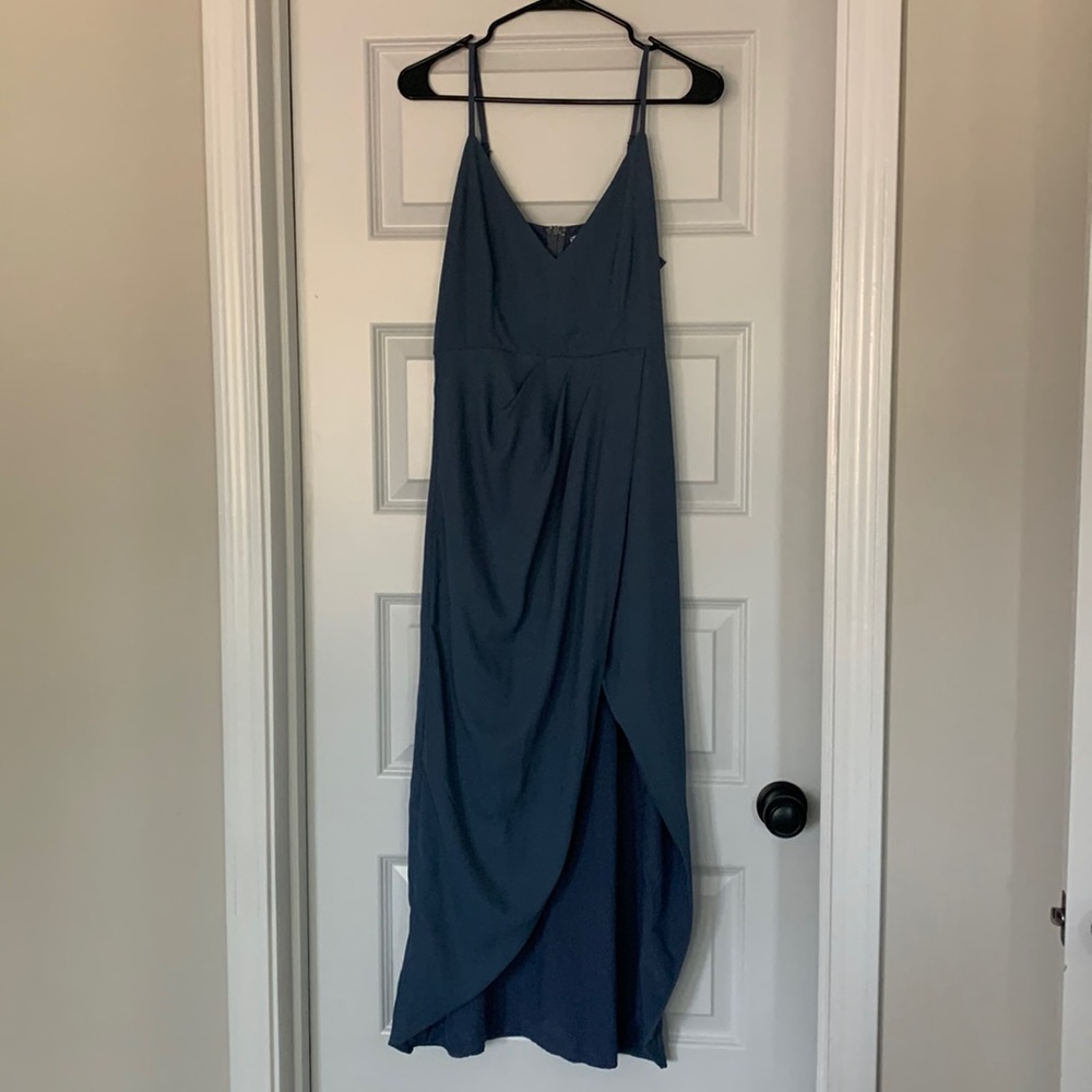 Tobi Midi Faux Wrap Dress